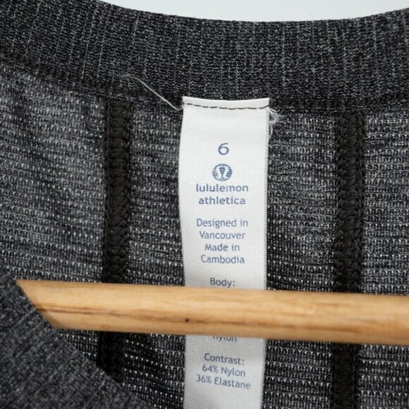 Lululemon Pace Perfect Tank Heathered Black / Black | 6 - Picture 4 of 7